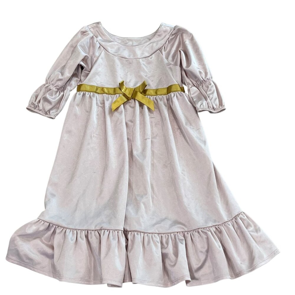 Bitty Baby By American Girl Pink Satin Girls Clara Nutcracker Pink Nightgown Med